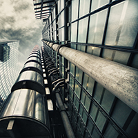 steel and skyscrapers