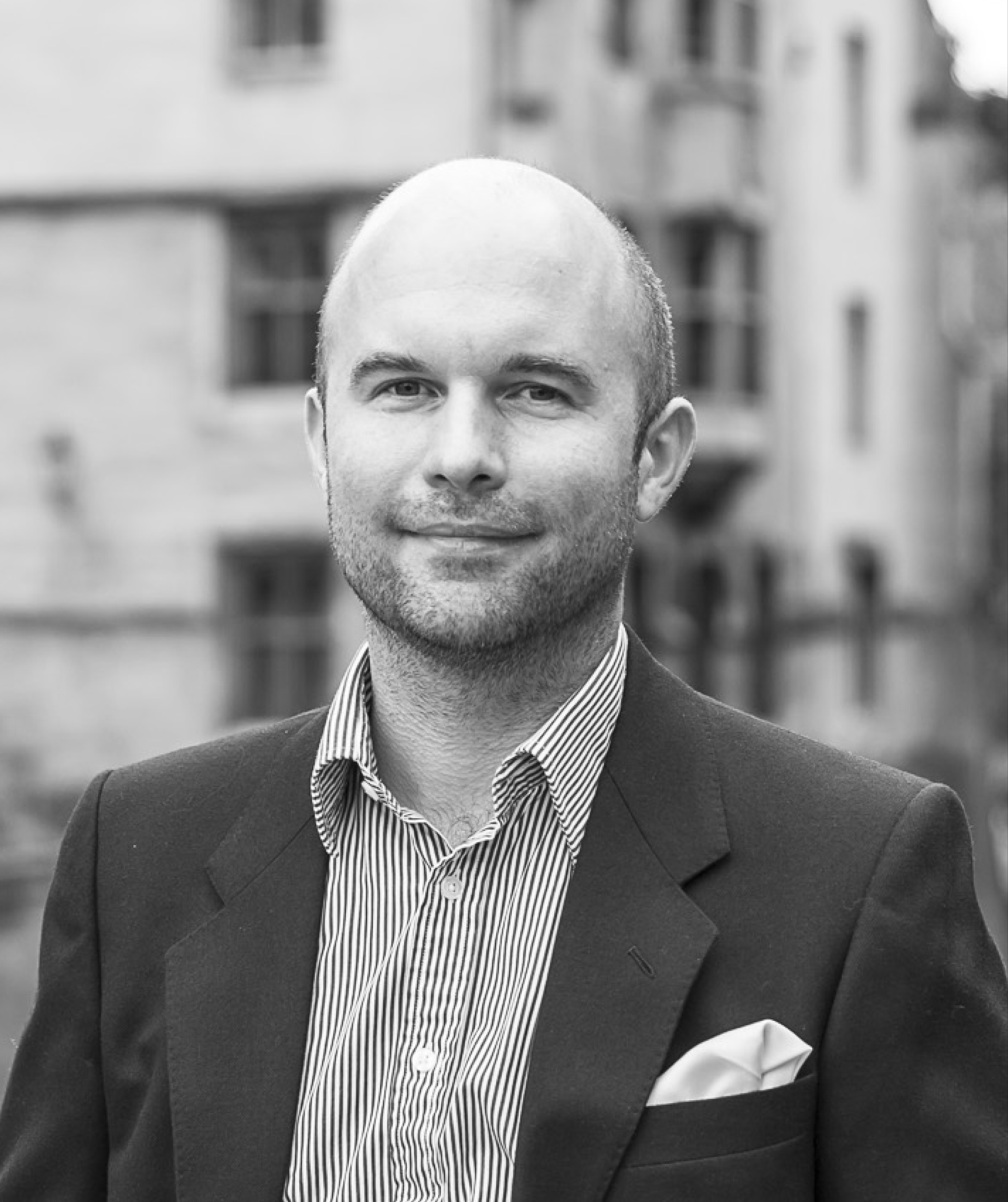 Andreas Bender black and white headshot