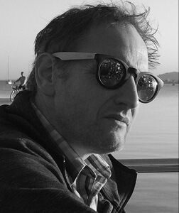 Andrew Bayly black and white headshot