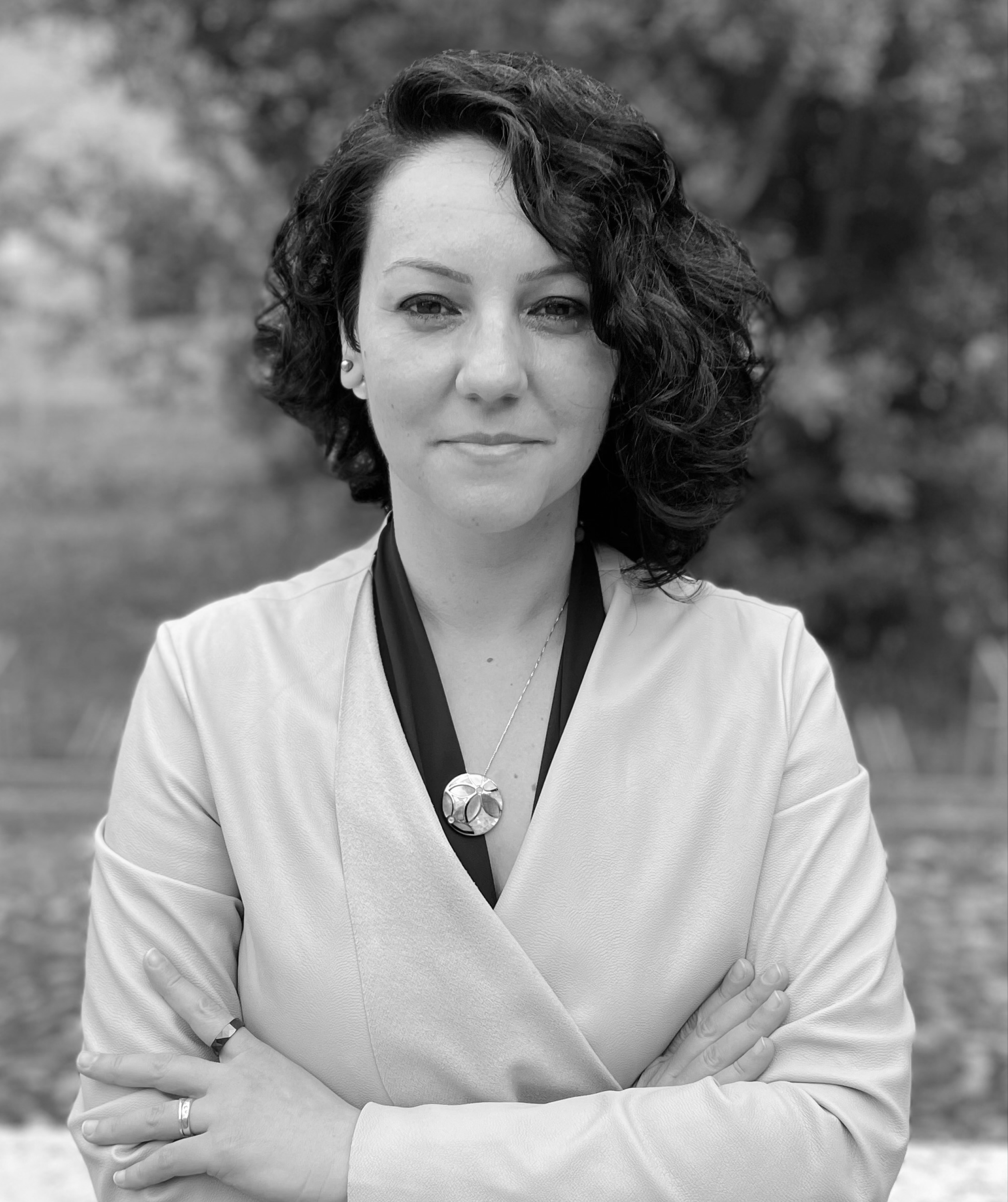 Antonella Ciancetta black and white headshot