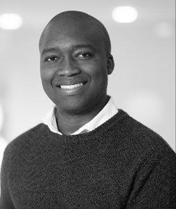 Azzedine Dabo black and white headshot