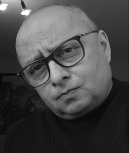 Chandresh Malde black and white headshot
