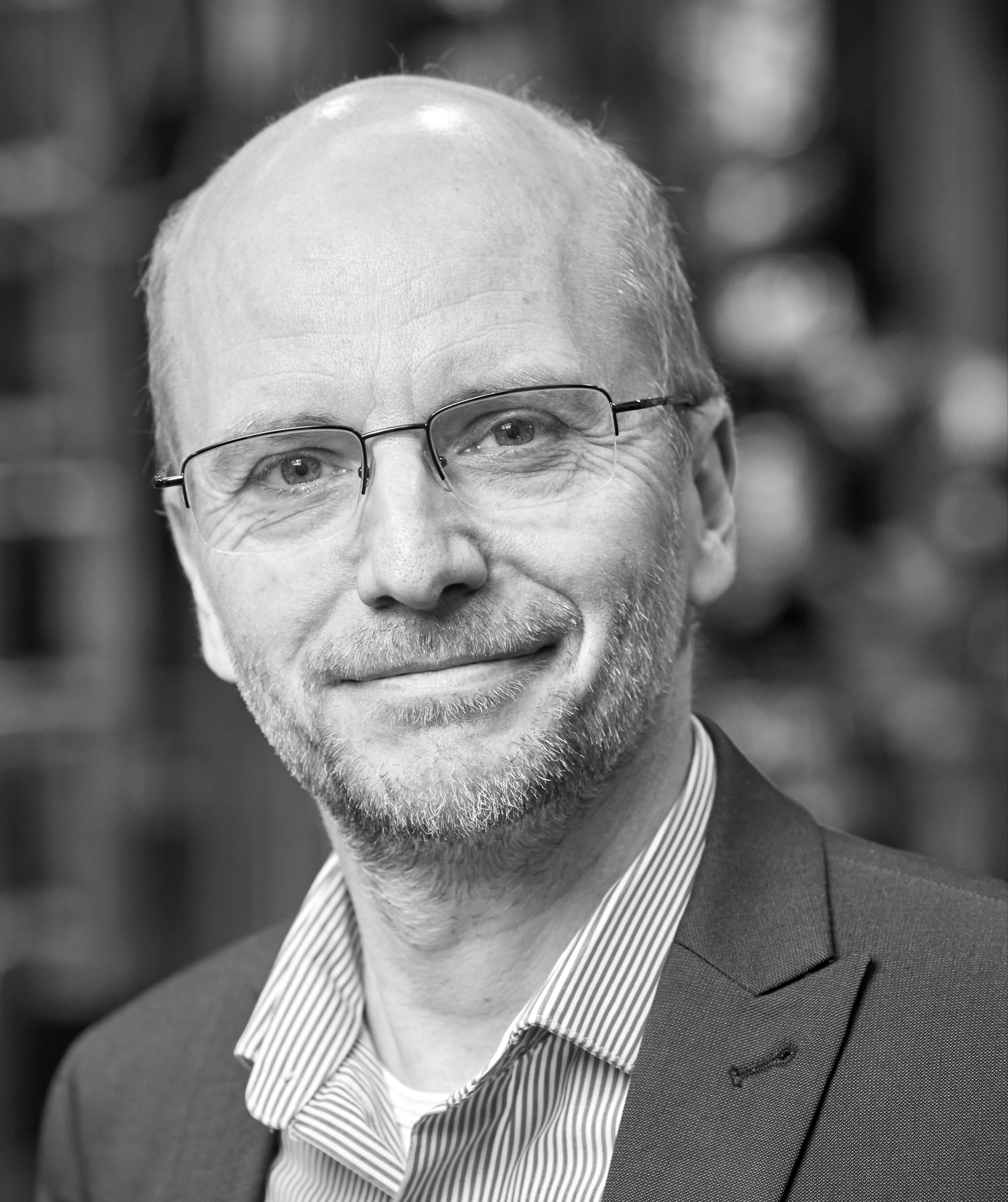 Chris Rayner black and white headshot