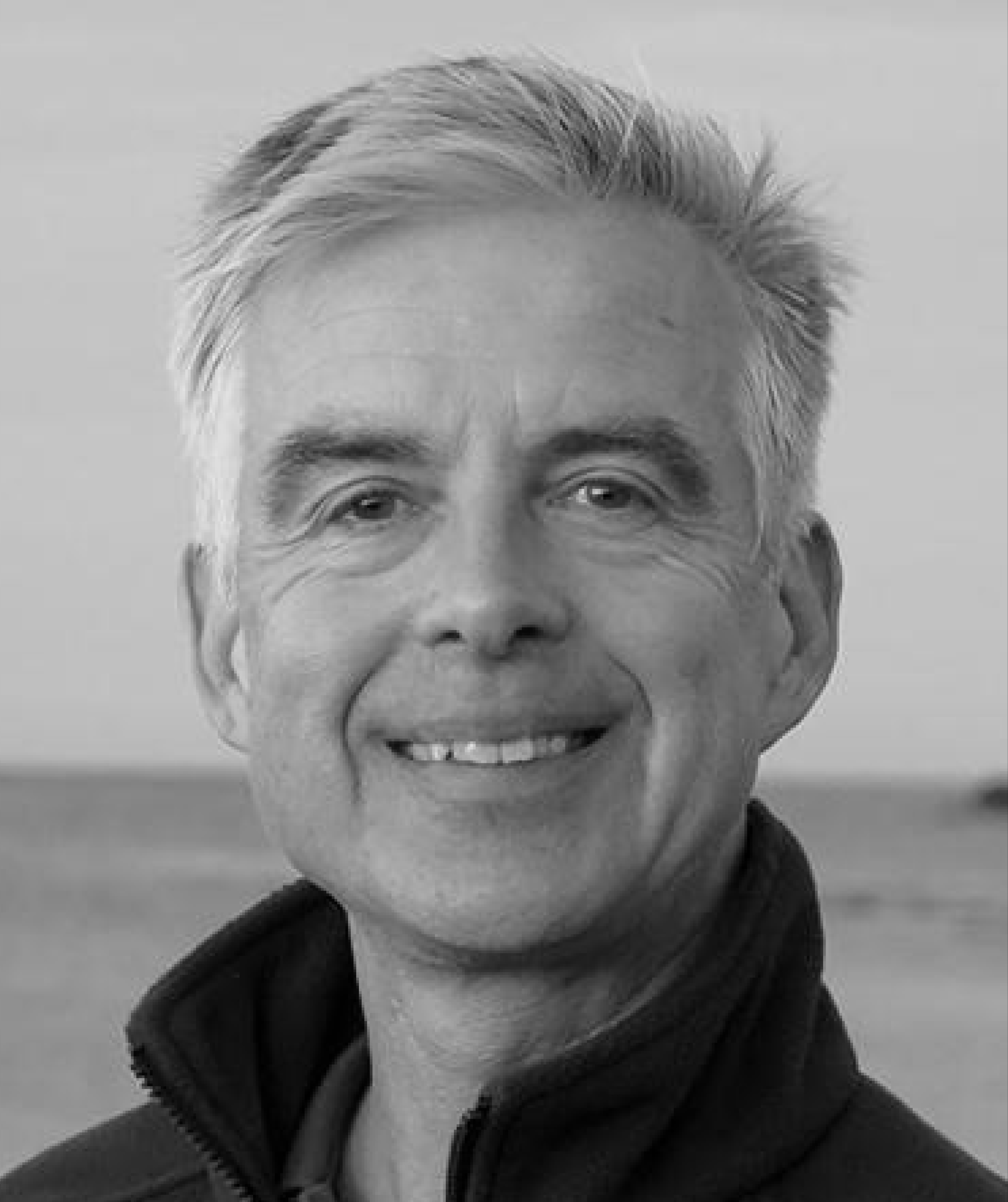 David Clark black and white headshot