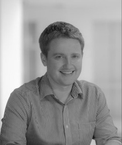David slade black and white headshot