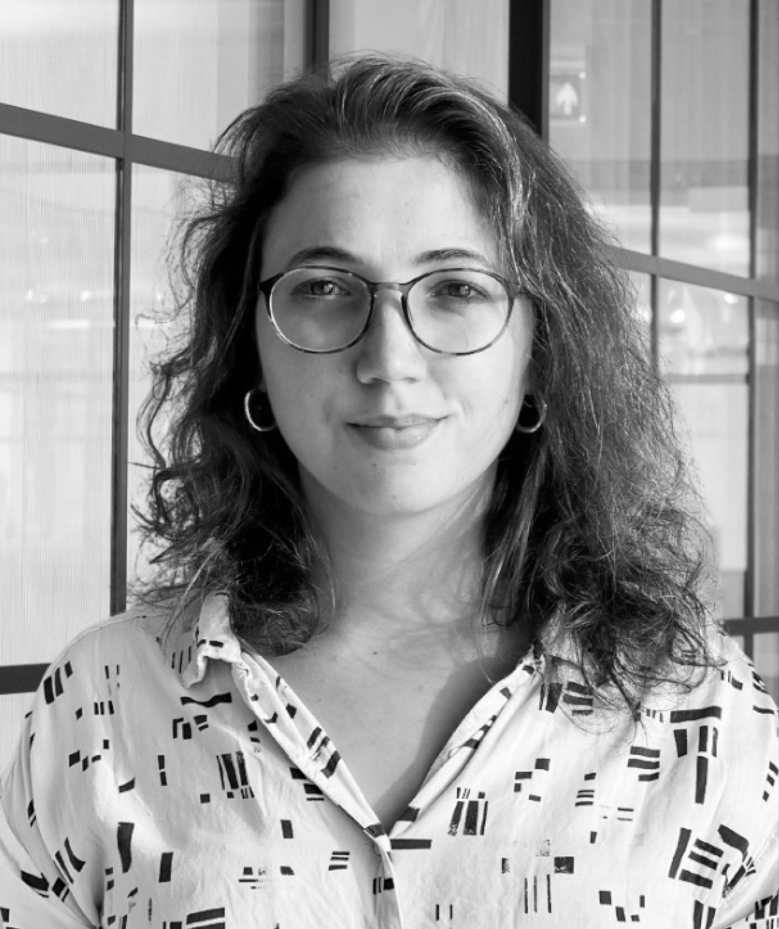 Francesca Vianello black and white headshot