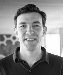 Jordi Bures black and white headshot
