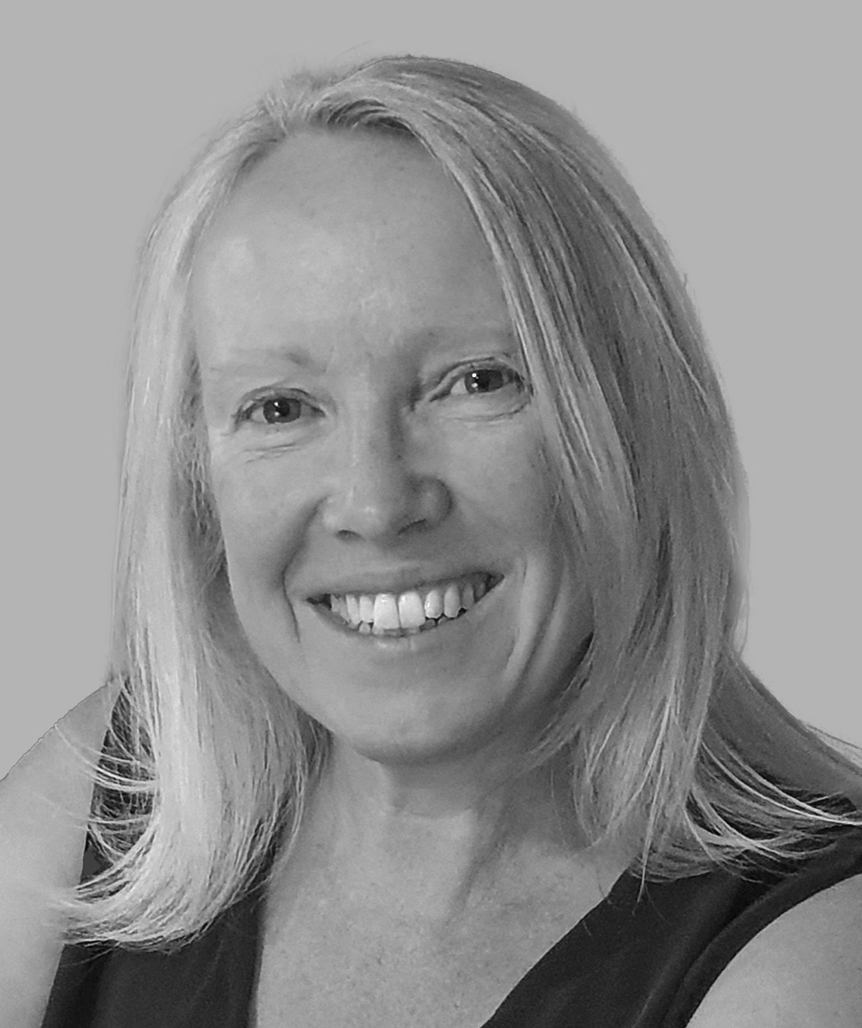 Joy Parvin black and white headshot