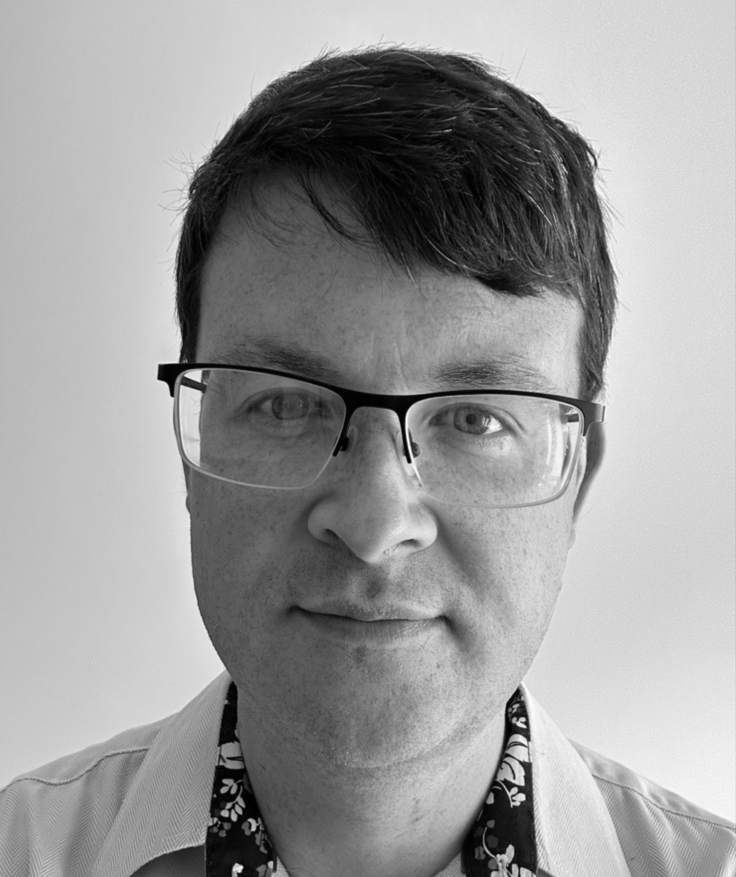 Lewis Vider black and white headshot