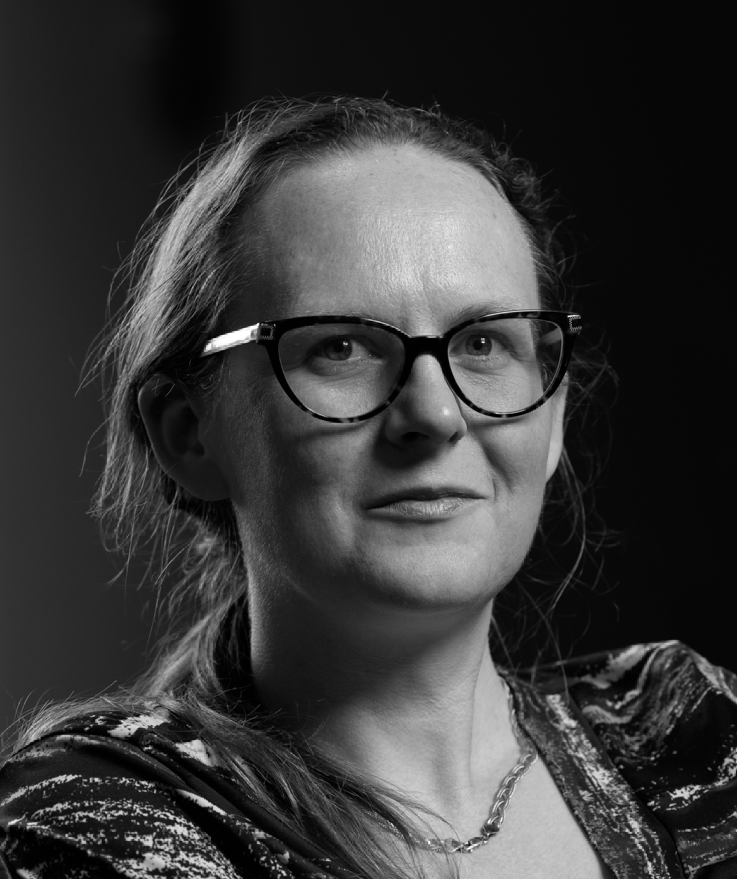 Louise Birch black and white headshot