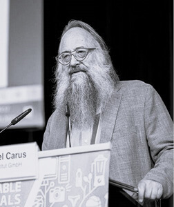 Michael Carus black and white headshot