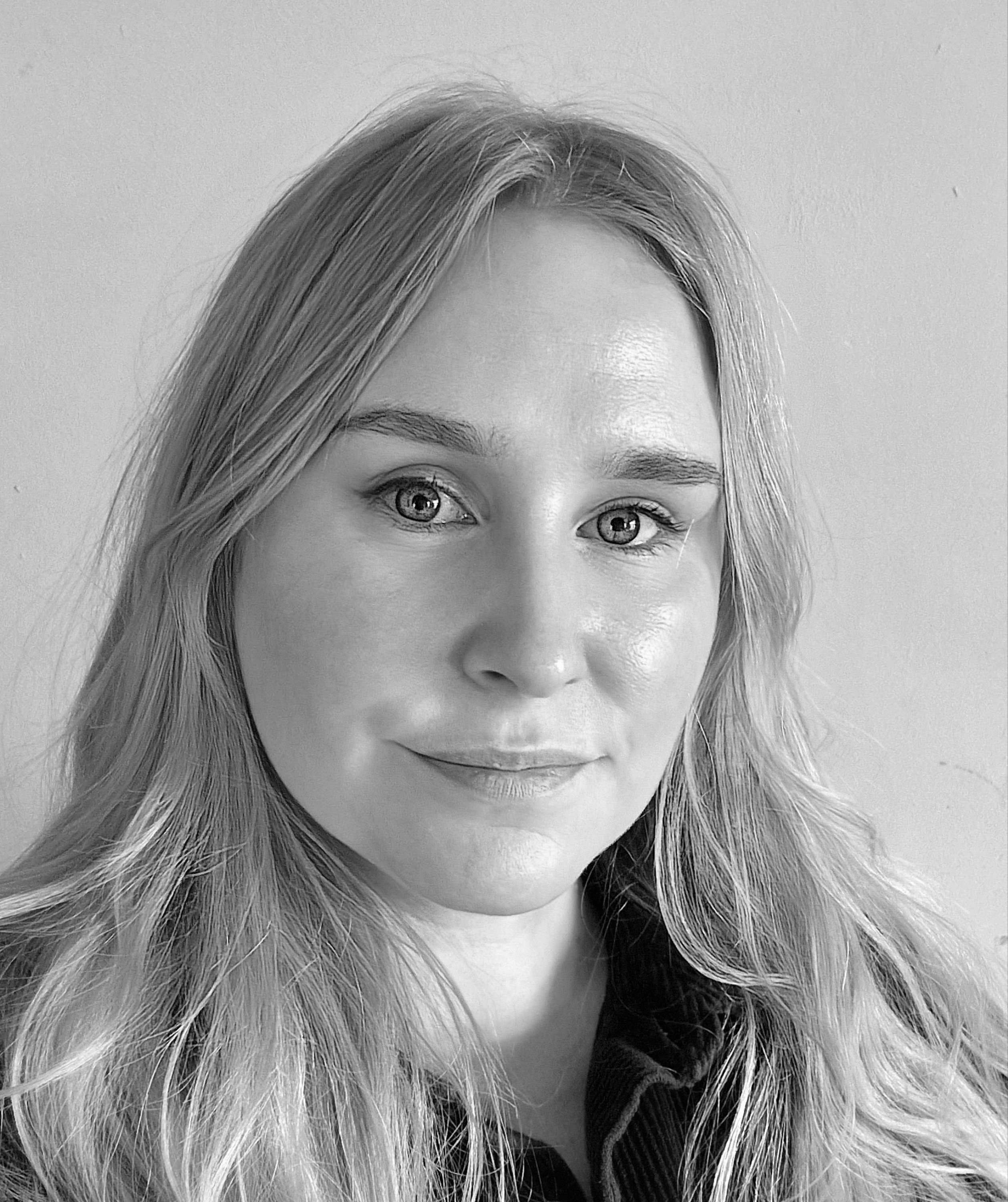 Rachel black and white headshot