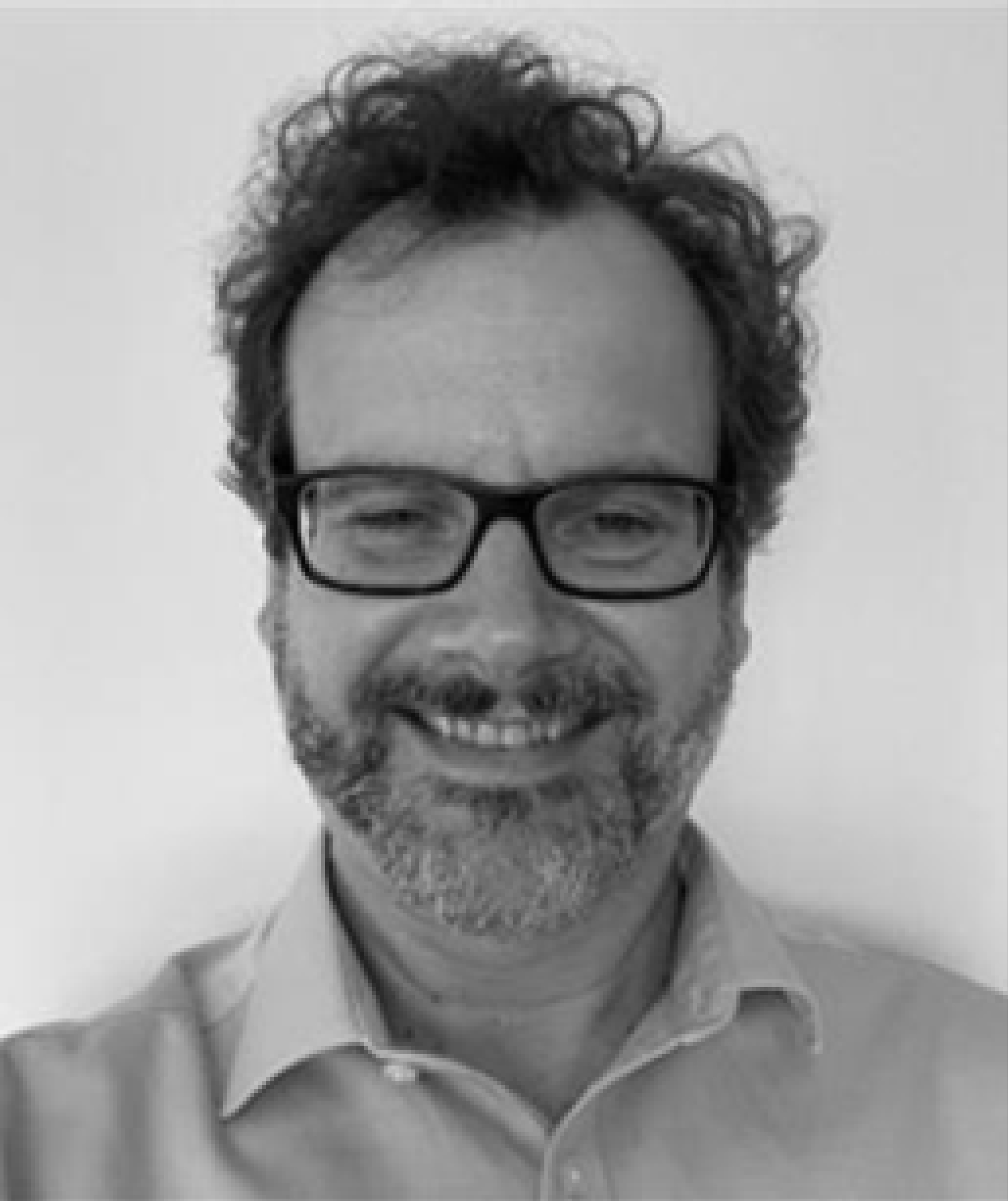 Stephen St Gallay black and white headshot