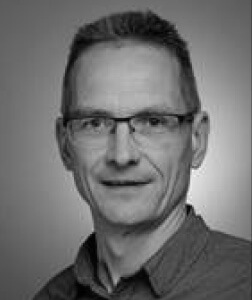 Steve Swallow black and white headshot