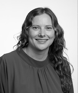 Suzanne black and white headshot