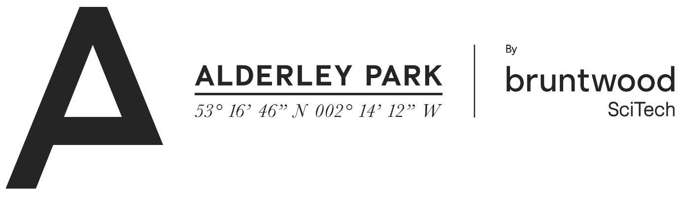 Alderley Park logo by bruntwood scitech