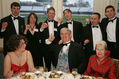 Prof Vincent with family and friends