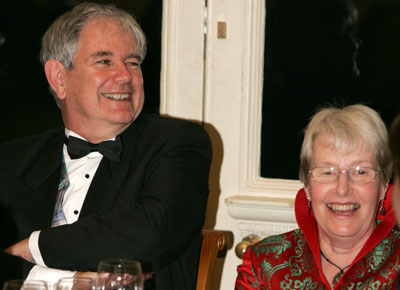 Prof Vincent and his wife Mary 