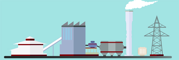 Biorefinery concept illustration