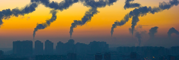 SCI PoliSCI newsletter 30 November 2020 - image of smoke above a cityscape