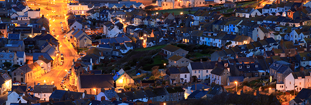 SCI PoliSCI newsletter 7 December 2020 - image of rural UK at night time