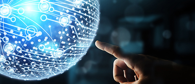 PoliSCI - 25 November 2021 - European Innovation Council initiates start-up champions - image of finger pointing at virtual lightbulb