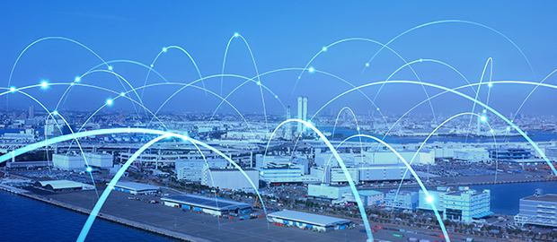 PoliSCI - 25 November 2021 - Supply chain pressures to be addressed - image of virtual supply into a port