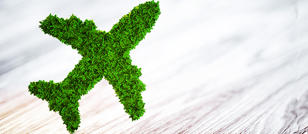 PoliSCI Newsletter - 2 February 2021 - graphic of 3d illustration green aircraft