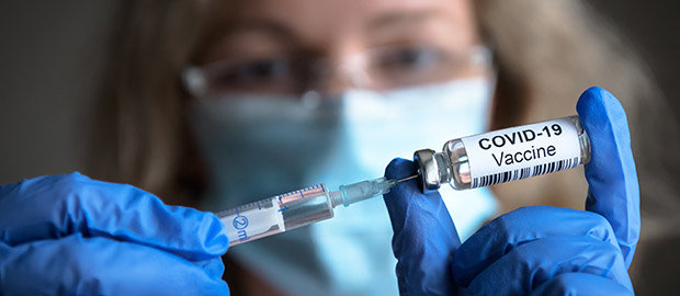 PoliSCI newsletter 16 February 2021 - image of Covid19 vaccine