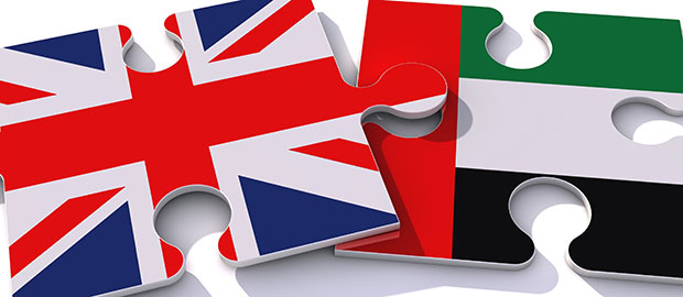 SCI PoliSCI newsletter - 1 April 2021 - image of UK and UAE flags