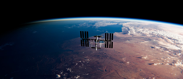 SCI PoliSCI newsletter - 8 June 2021 - image of a satellite from space with the earth in the background