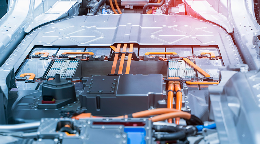 SCI Events - Materials for Energy Technologies 14-15 July 2021 - image of a lithium-ion batteries car battery