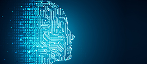 SCI PoliSCI newsletter - 30 September 2021 - graphic of circuits shaped like a head/face/profile