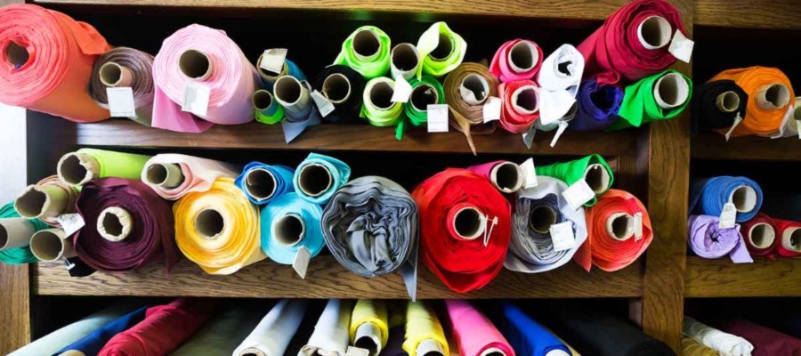 SCI News - 24 October 2022 - image of colourful rolls of fabric