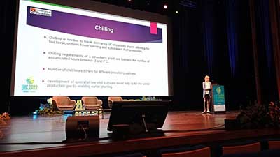 Sophie Read presenting at conference