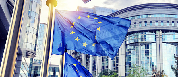 PoliSCI - 21 March 2022 - EU Commission - image of EU flag