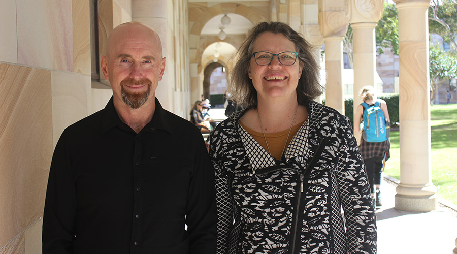 Centre for Plant Success Prof Mark Cooper and Prof Christine Beveridge