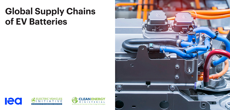 Global Supply Chains of EV Batteries IEA report cover