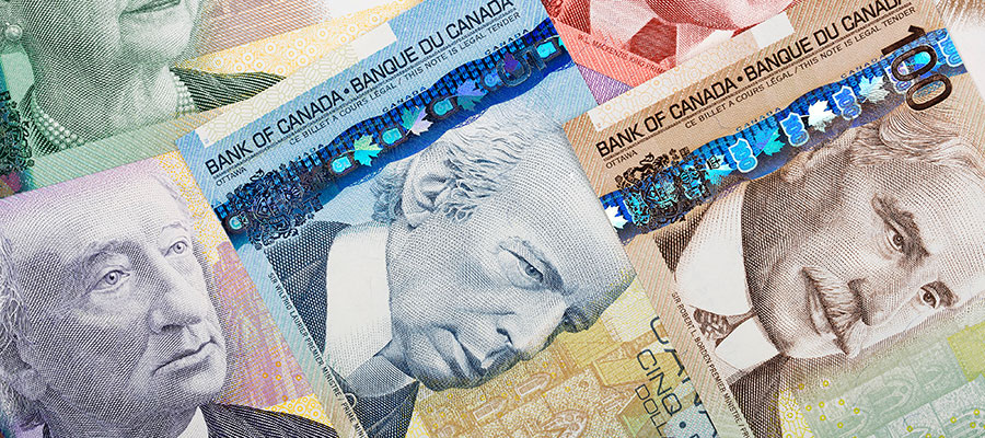 Canadian dollars