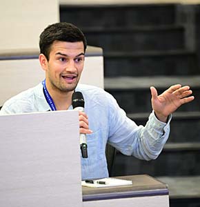 Raman van Wee at the Global Young Scientist Summit, Singapore