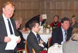 Sandy Gray, Chair of SCI’s Board of Trustees, speaking on the future of SCI