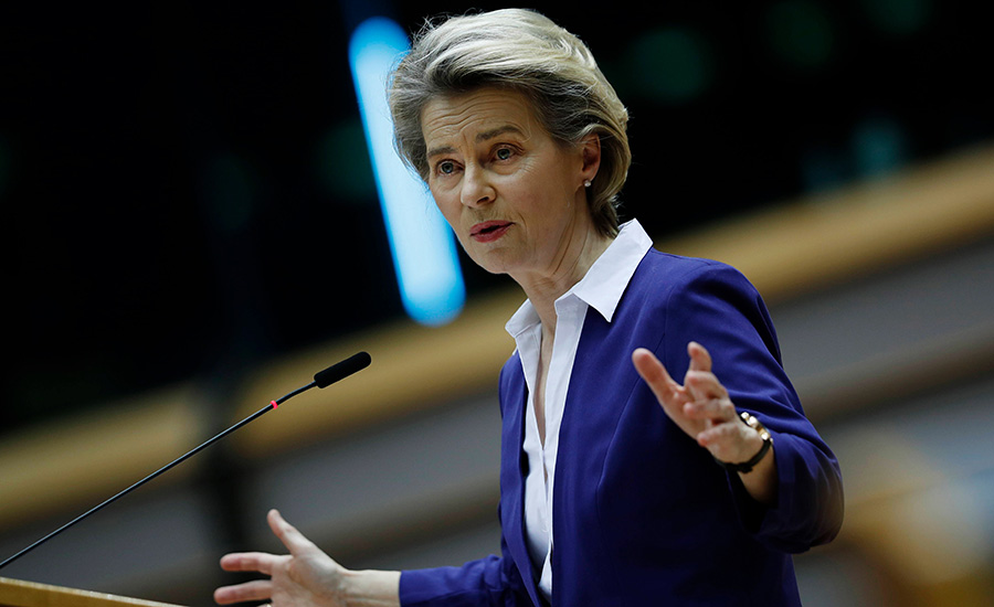 SCIblog 9 February 2021 - Davos 2021 - image of Ursula von der Leyen