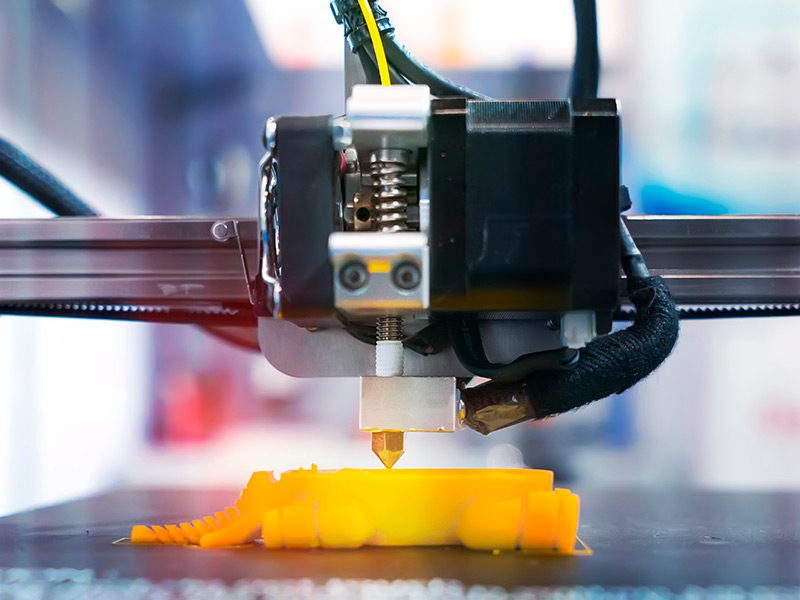 SCIblog - 22 June 2021 - Top 4 technology trends - image of a 3D printer