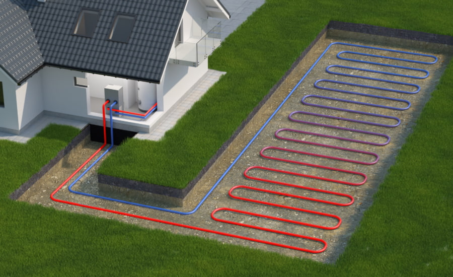 SCIBlog - 13 October 2022 - image of heat pump ground source system