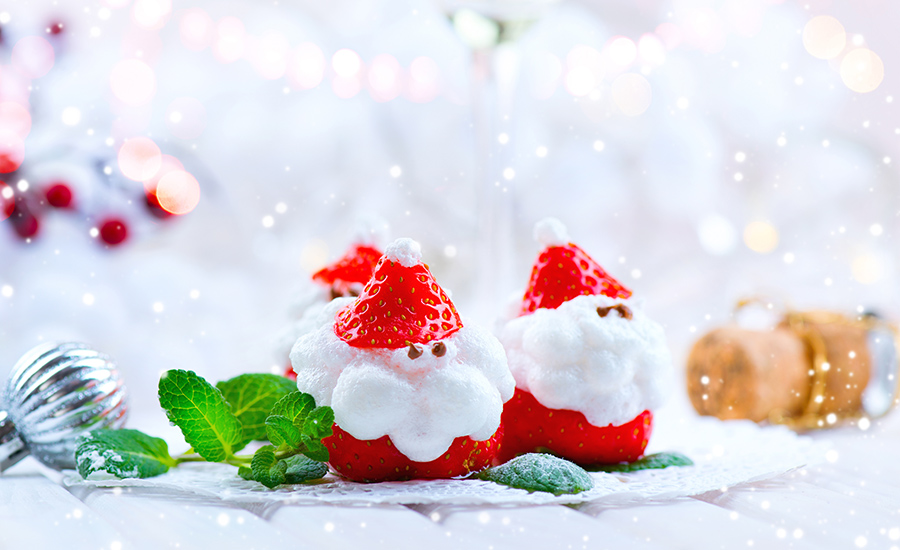 SCI Blog - 10 June 2022 - image of strawberries turned into two santas