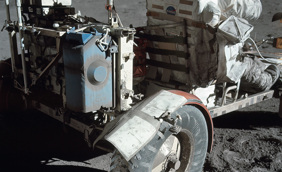 Apollo 17 rover duct tape repair