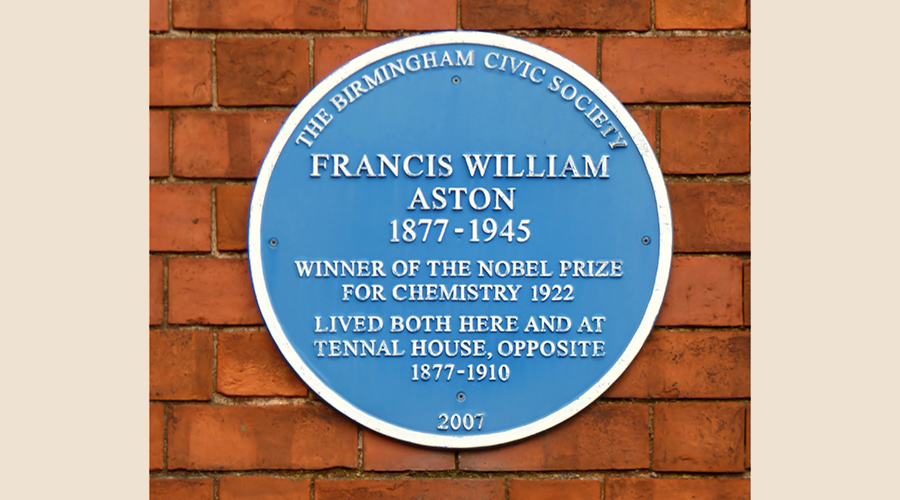 Francis William Aston Blue Plaque Birmingham