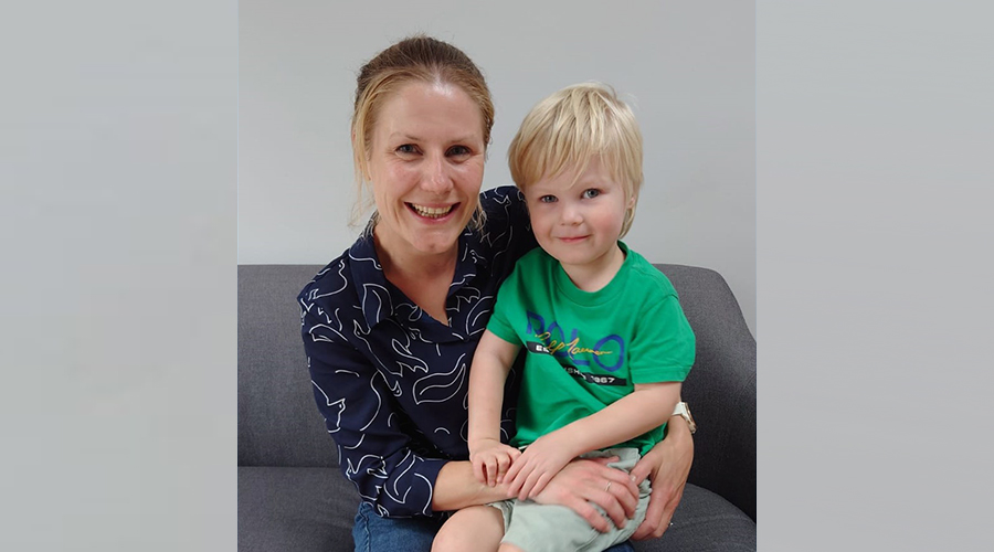 SCIBlog - 13 September 2023 - image of Zoe Henley with young son