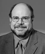 Black and white headshot of Thomas Stevenson